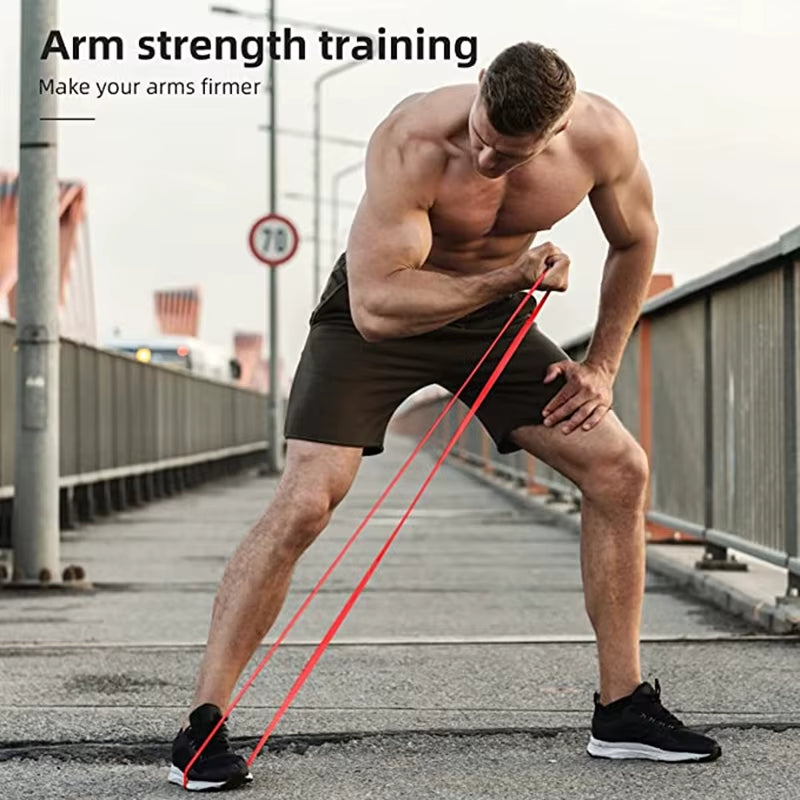 Latex Stretch Resistance Band Expander Elastic Bands for Sport Pull up Assistance Band Home Workout Pilates Gym Equipment