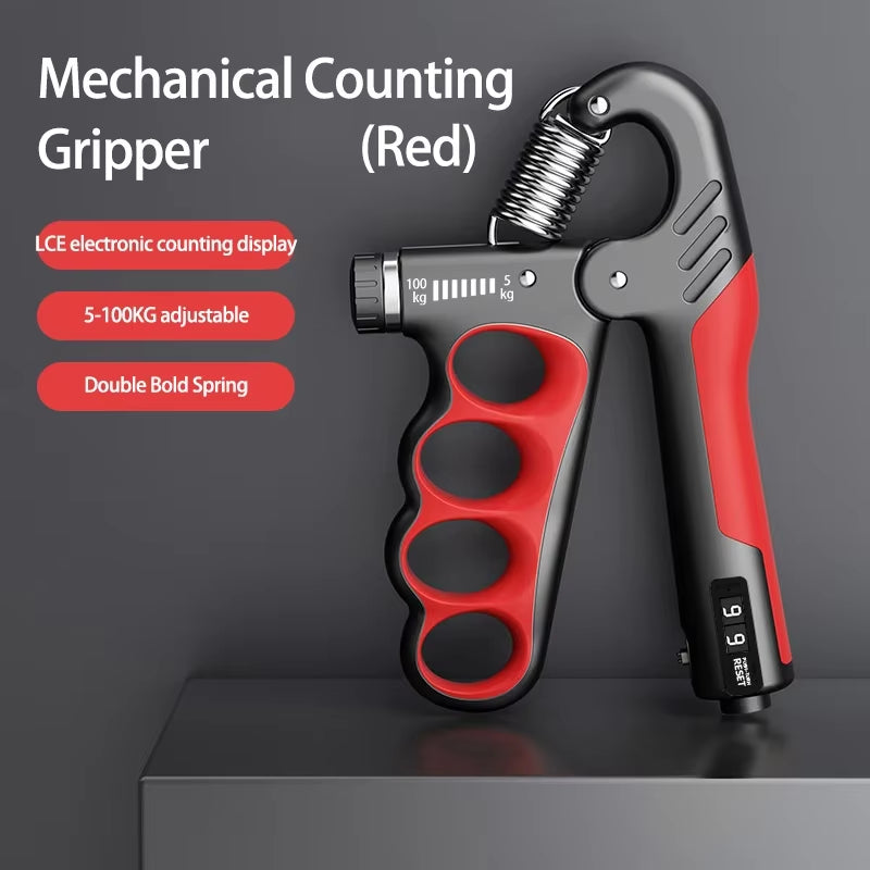Adjustable Grip Strengthener for Hand and Wrist Muscle Recovery - 5-100Kg Fitness Trainer