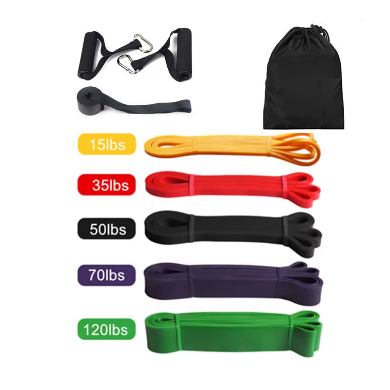 Latex Stretch Resistance Band Expander Elastic Bands for Sport Pull up Assistance Band Home Workout Pilates Gym Equipment