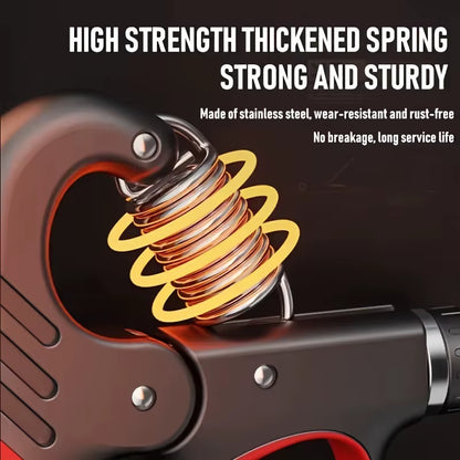 Adjustable Grip Strengthener for Hand and Wrist Muscle Recovery - 5-100Kg Fitness Trainer