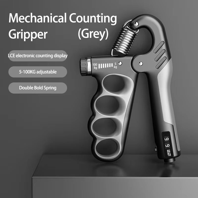 Adjustable Grip Strengthener for Hand and Wrist Muscle Recovery - 5-100Kg Fitness Trainer
