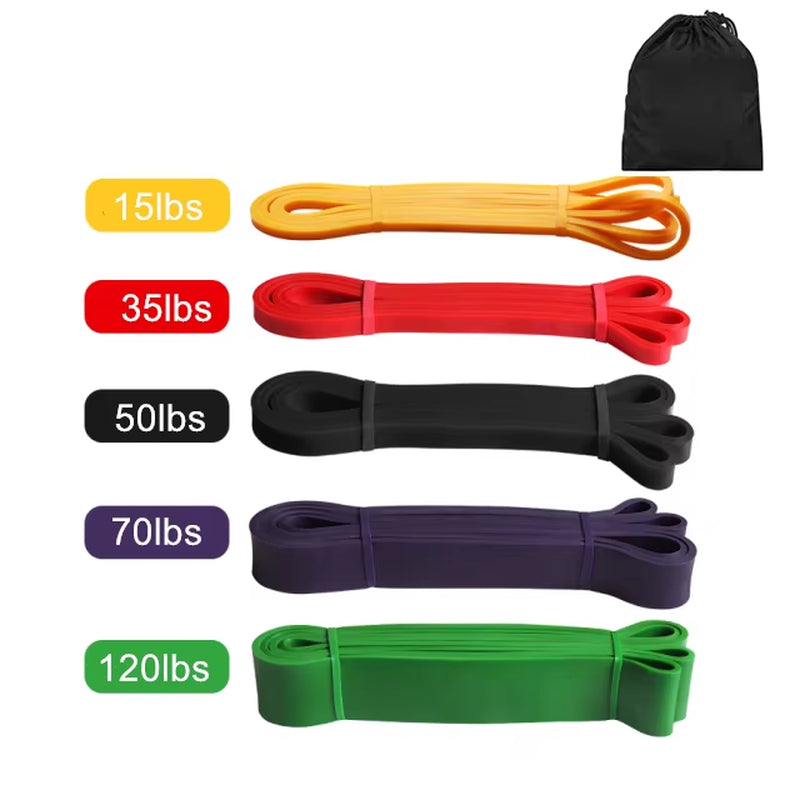 Latex Stretch Resistance Band Expander Elastic Bands for Sport Pull up Assistance Band Home Workout Pilates Gym Equipment