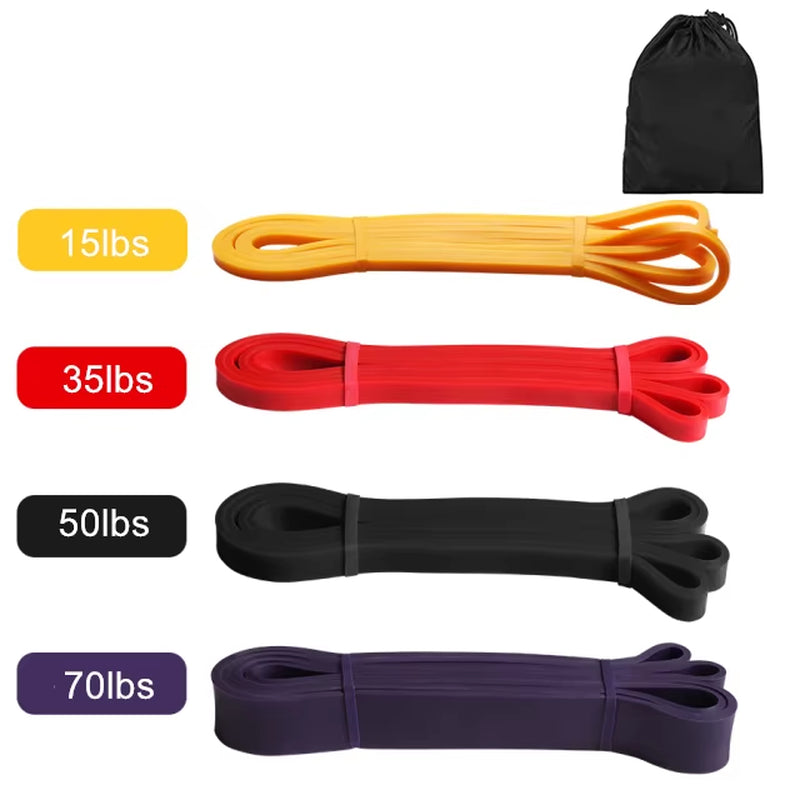 Latex Stretch Resistance Band Expander Elastic Bands for Sport Pull up Assistance Band Home Workout Pilates Gym Equipment